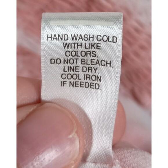 Cato Est 1946 Smocked Babydoll Pink White Square Neck Top Plus Size 26/28W - Picture 5 of 6